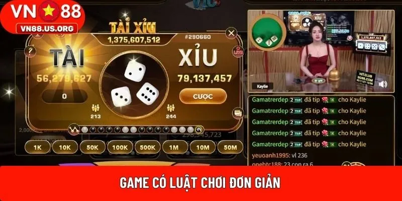 Game có luật chơi đơn giản
