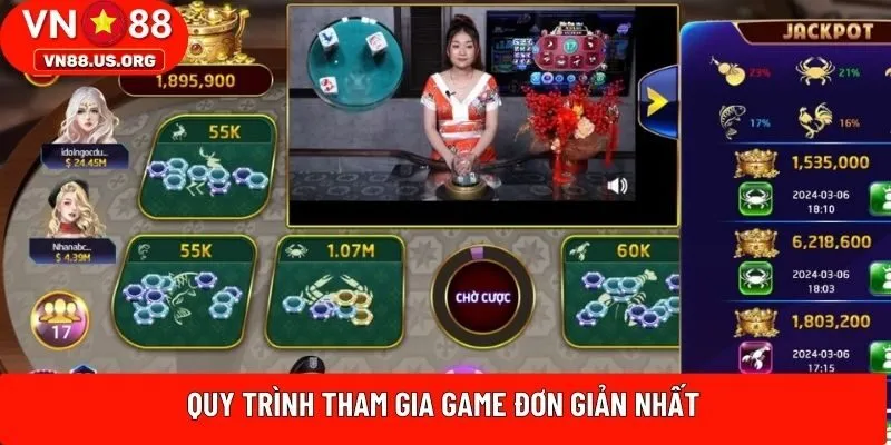 Quy trình tham gia game đơn giản nhất